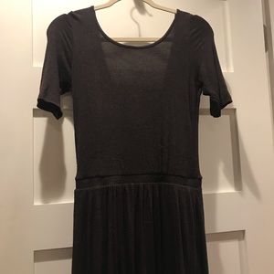 Anthropologie Bordeaux Scoop Back Maxi Dress